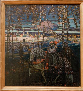 Riding Couple by Wassily Kandinsky